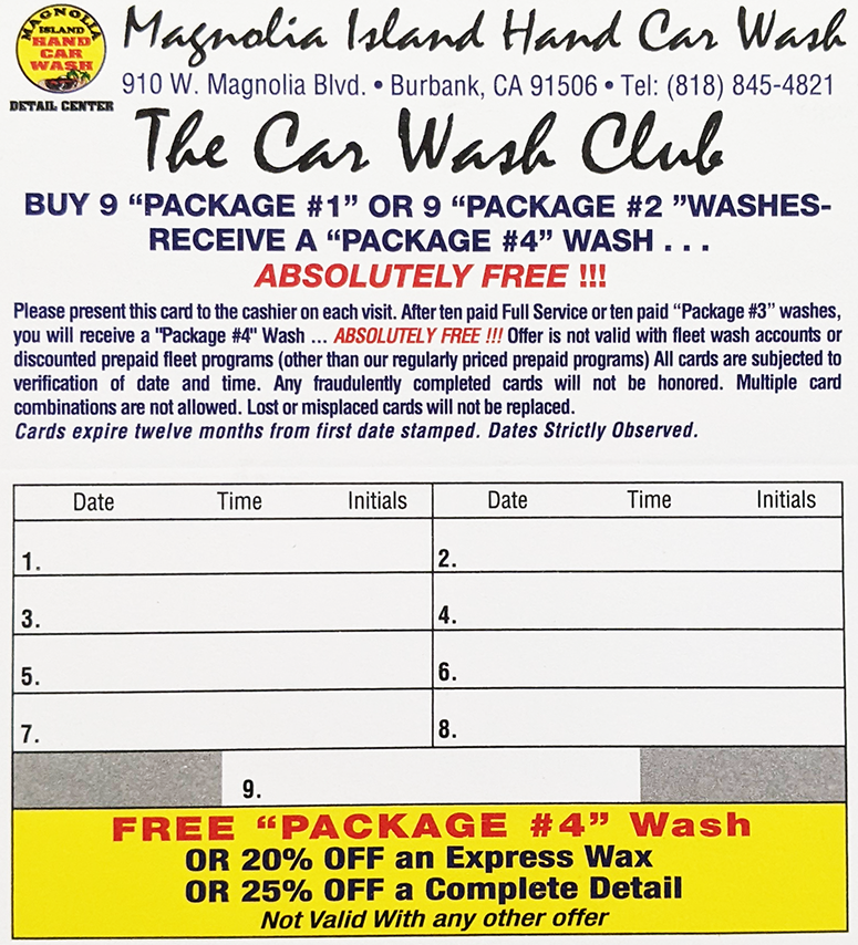 Magnolia Car Wash - Club